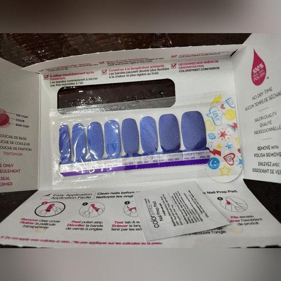 👸💅 NWT Color Street Nail Strips-Packaged Opened- Juneau the Drill - Picture 7 of 10